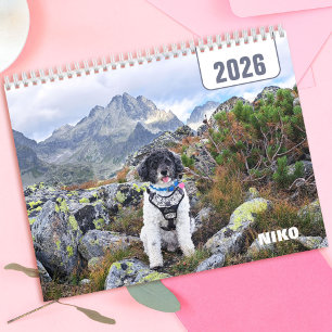 Calendario Fotomural personalizado de perro gato mascota a la