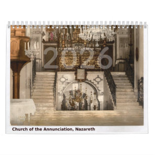 Calendario Fotos Antiguas de Sitios Sagrados de Tierra Santa