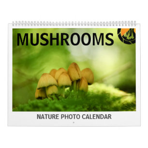 Calendario Fotos de champiñones en la naturaleza 2027