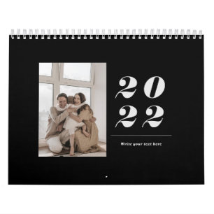 Calendario Fotos de diseño minimalista y  de 2022