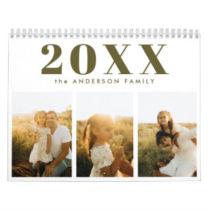 Calendario Fotos de Familia Feliz 