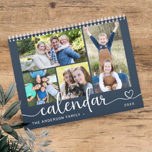 Calendario Fotos de familia modernas y elegantes 2026