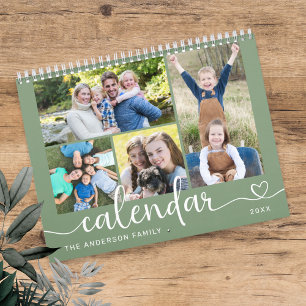 Calendario Fotos de familia modernas y elegantes 2026