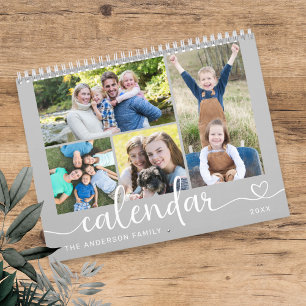 Calendario Fotos de familia modernas y elegantes 2026