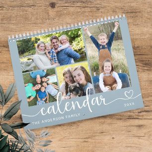 Calendario Fotos de familia modernas y elegantes 2026