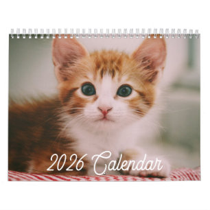 Calendario Fotos de Mascotas Personalizadas 2026 Cree las Suy