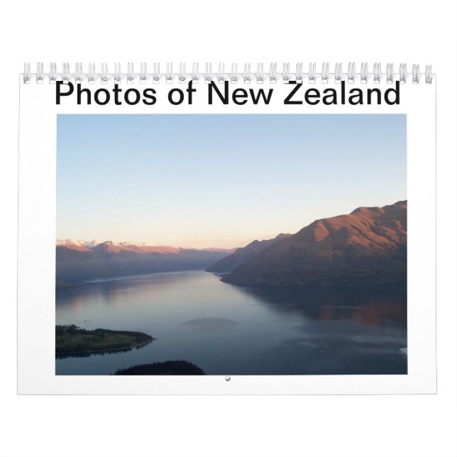 Calendario Fotos de Nueva Zelanda (Tapa)