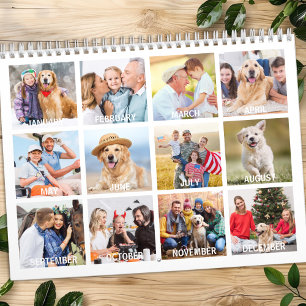 Calendario Fotos de Personalizados de 2026 moderna crea tu pr