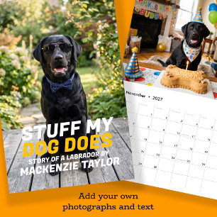 Calendario Fotos de tu perro personalizadas hechas a medida