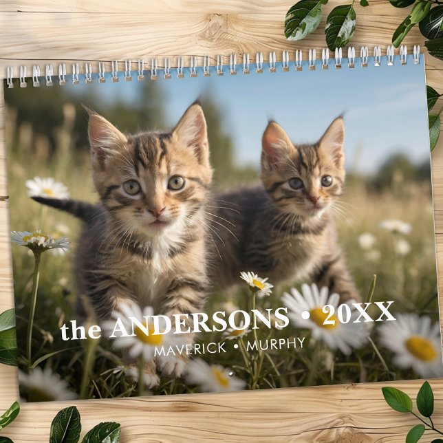 Calendario Fotos del Personalizado de gatos mascota Modern Cu (Subido por el creador)