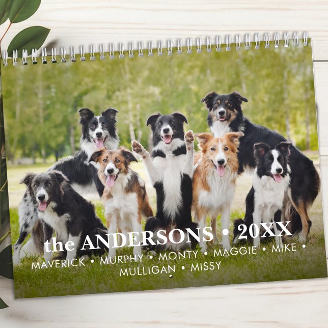 Calendario Fotos del Personalizado de perro mascota Modern Cu (Subido por el creador)