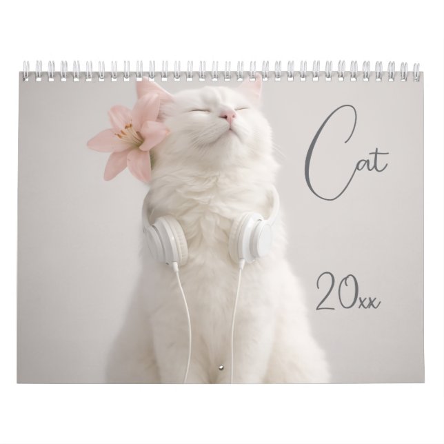 Calendario Fotos divertidas de gatos modernos y lindos (Tapa)