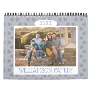 Calendario Fotos familiares de 2027 Patrones estacionales