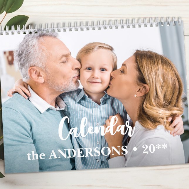 Calendario Fotos modernas de Personalizados familiares crean  (Subido por el creador)