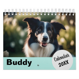 Calendario Fotos Personalizadas de Perros Crear su Propio Año