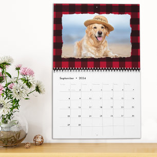 Calendario Fotos personalizadas del Mascota de perro de 2026 