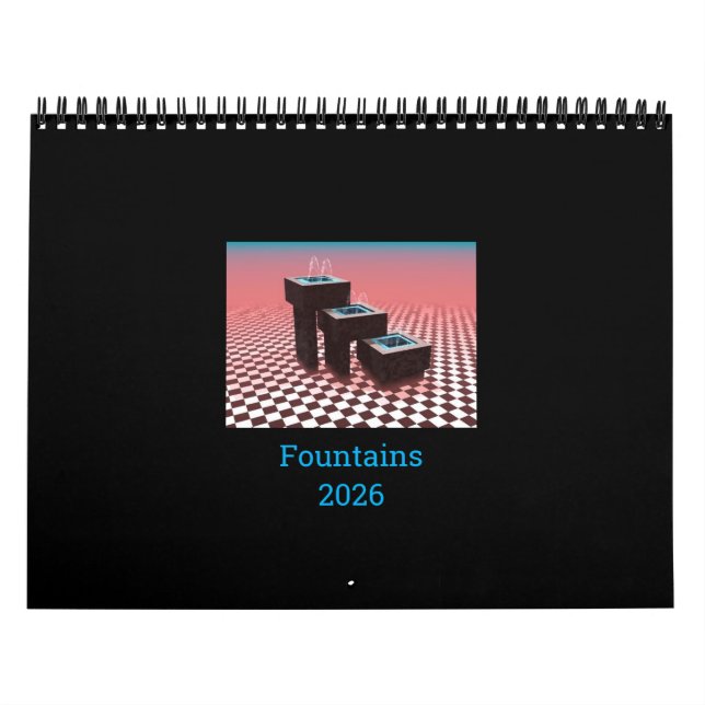 Calendario Fountains 2026 (Tapa)