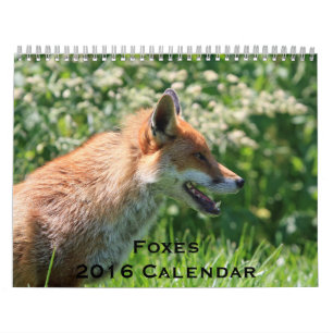Calendario Foxes 2016