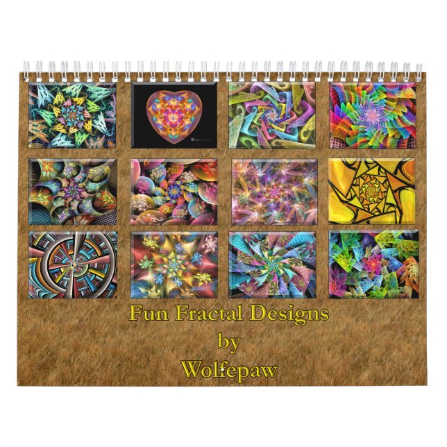 Calendario fractal 2024 (Tapa)