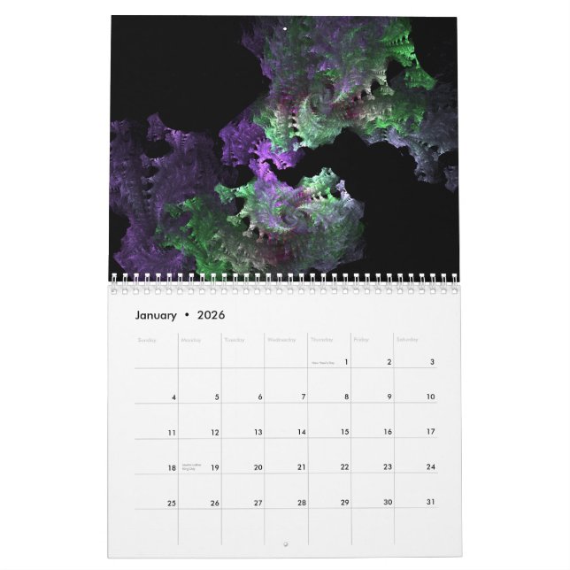 Calendario Fractales para 2015 v1 (Jan 2026)
