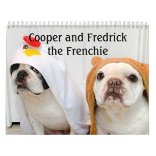 Calendario francés de Bulldoges para los amantes