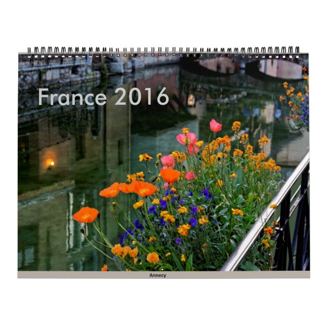 Calendario Francia 2016 (Tapa)