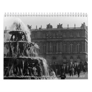 Calendario Francia antigua paris palacio de Versalles 1970