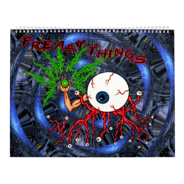 Calendario Freaky Things (Tapa)
