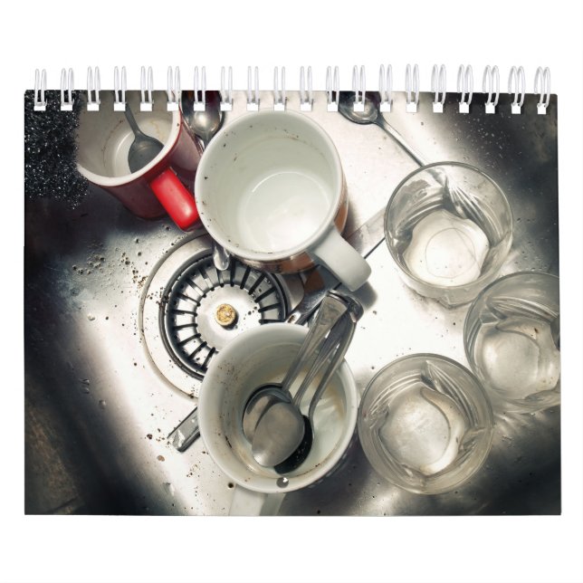 Calendario Fregadero de cocina sucio (Tapa)