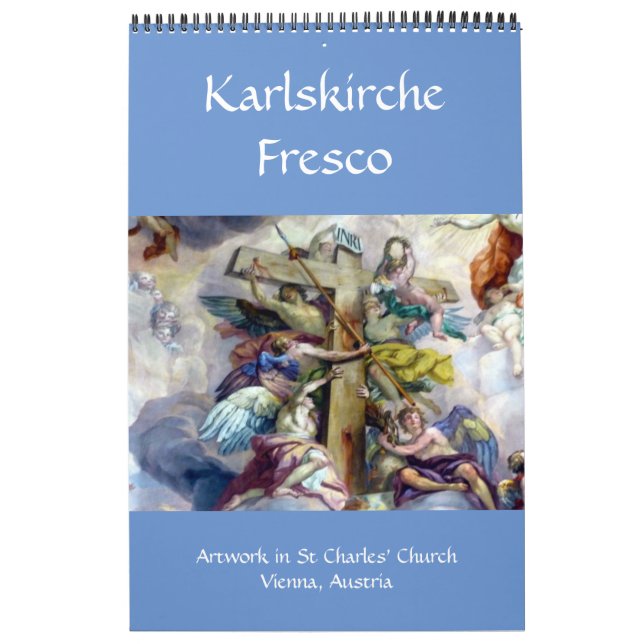 Calendario fresco karlskirche viena (Tapa)