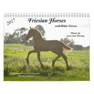 Calendario frisio del caballo con versos de la