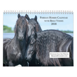 Calendario frisio del caballo con versos de la
