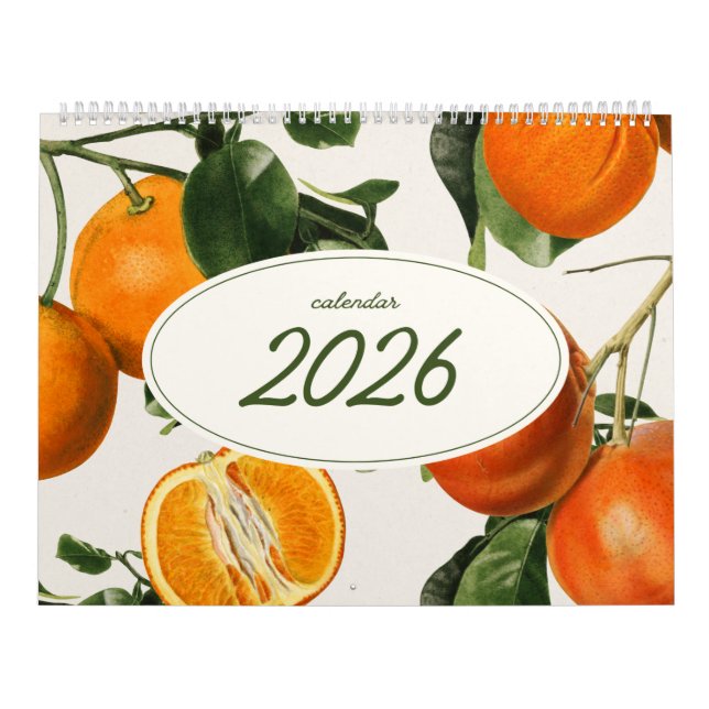 Calendario Fruit 2026 (Tapa)