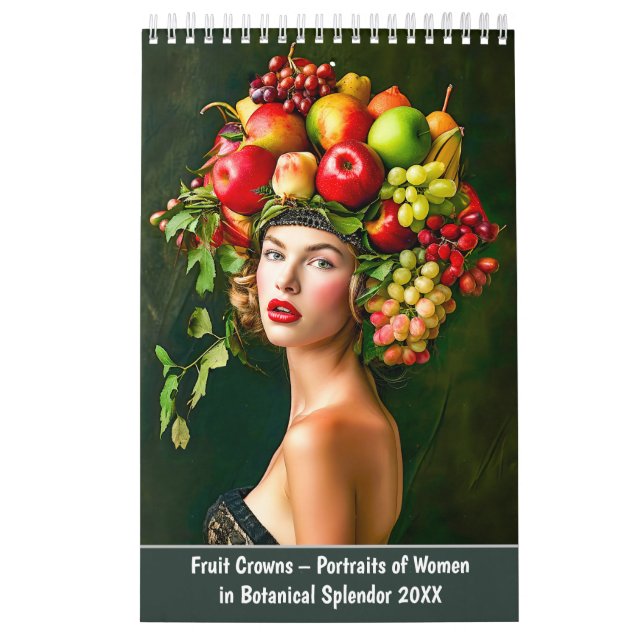 Calendario Fruit Crowns – Portraits of Women in Botanical Spl (Tapa)