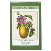 Frutas Tropicales Botánicas Vintage 2027