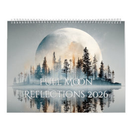 Calendario Full Moon Reflections 2026 Calendar