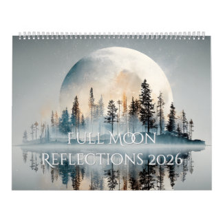 Calendario Full Moon Reflections 2026 Calendar