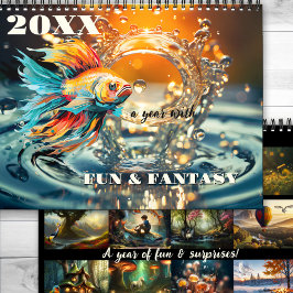 Calendario Fun Fantasía Fairy Tale Surreal Art