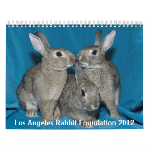Calendario Fundación del conejo de Los Ángeles - 2012