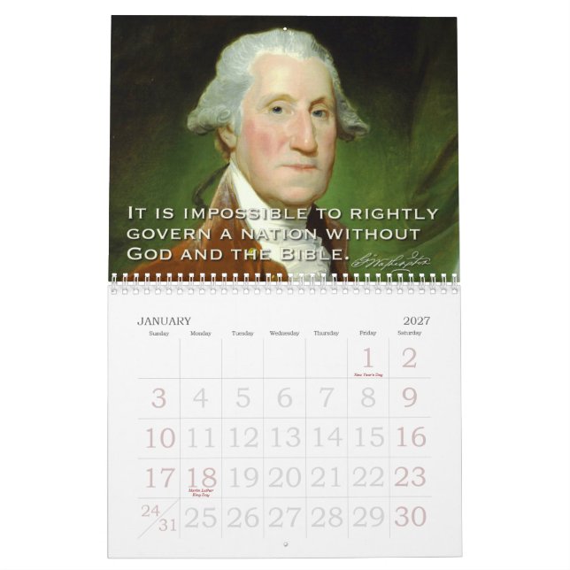 Calendario Fundadores y citas limitadas del gobierno (Jan 2027)