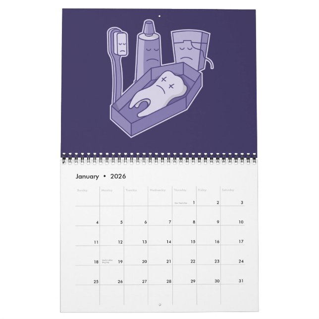 Calendario Funeral dental (Jan 2026)