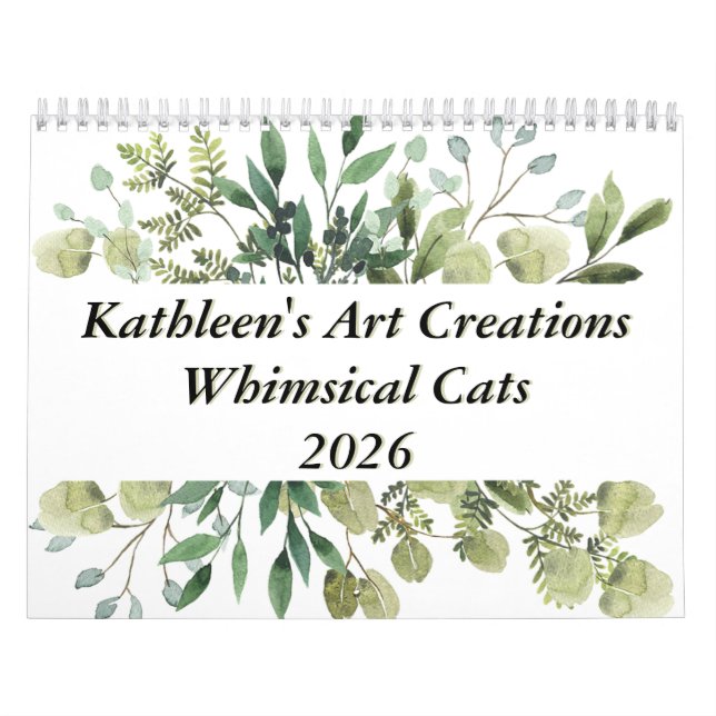 Calendario Funny and Whimsical Cat Lover Calendar (Tapa)