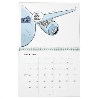Calendario Funny Aviation Comics Calendar