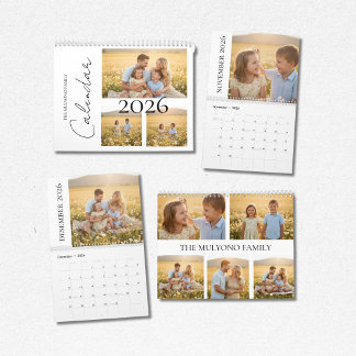 Calendario Funny & Relaxed Family Moments 2026 Photo Calendar