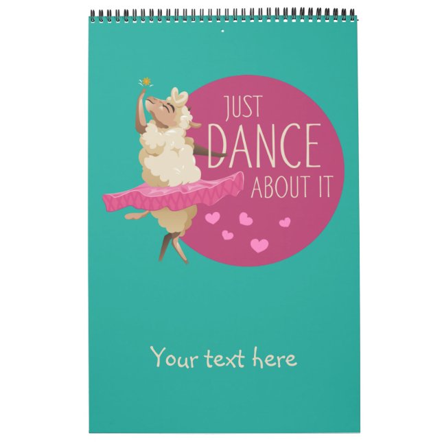 Calendario Funny Sheep Message - Just Dance About It 1 (Tapa)