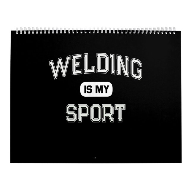 Calendario Funny Welder | Soldadura es mi deporte (Tapa)