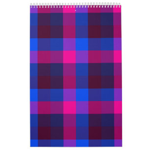 Calendario Fusión de mosaico de neón