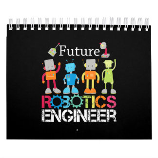 Calendario Futuro ingeniero de robótica Robots Lover Regalo d