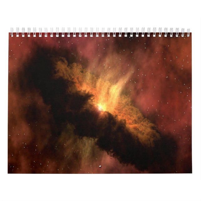 CALENDARIO GALAXIA ASOMBROSA CON ESTRELLAS BRILLANTES (Tapa)