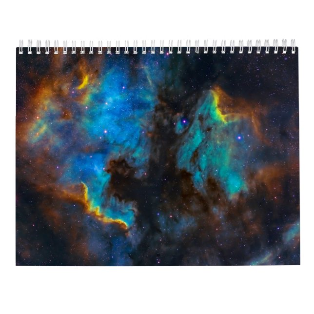 Calendario Galaxia Universo Sistema Solar (Reverso)